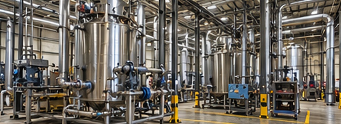 Representative industrial scene: process industries